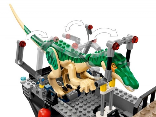 LEGO JURASSIC WORLD 76942 Barioniksa Izlaušanās no Kuģa