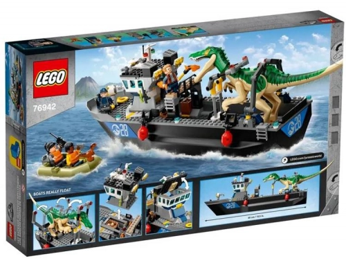 LEGO JURASSIC WORLD 76942 Barioniksa Izlaušanās no Kuģa