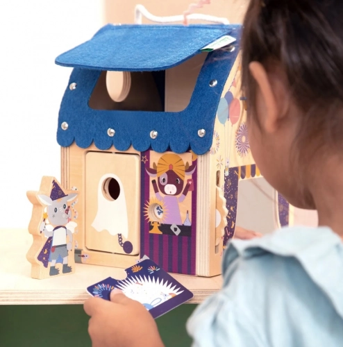 Lilliputiens House Shape Sorter Illusionist's Discovery House Iluzionistā māja