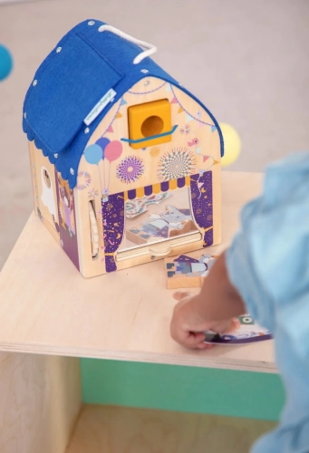 Lilliputiens House Shape Sorter Illusionist's Discovery House Iluzionistā māja