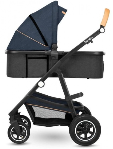 Lionelo Amber Bērnu rati 3in1 Blue Navy