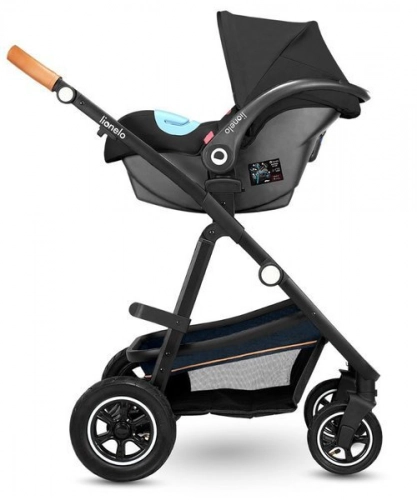Lionelo Amber Bērnu rati 3in1 Blue Navy