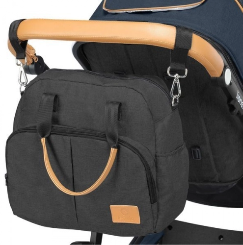 Lionelo Amber Bērnu rati 3in1 Blue Navy