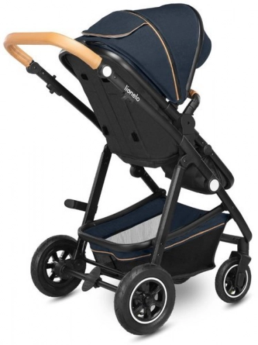 Lionelo Amber Bērnu rati 3in1 Blue Navy