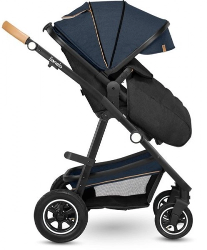 Lionelo Amber Bērnu rati 3in1 Blue Navy