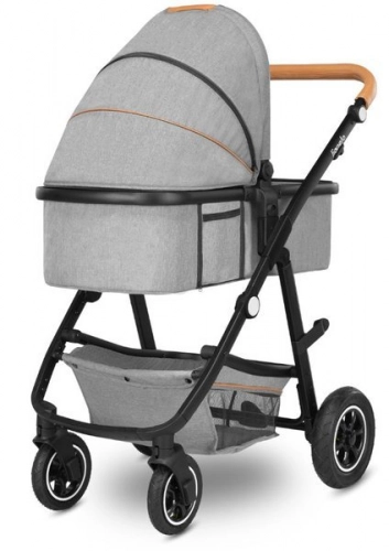 Lionelo Amber Bērnu rati 3in1 Grey Stone