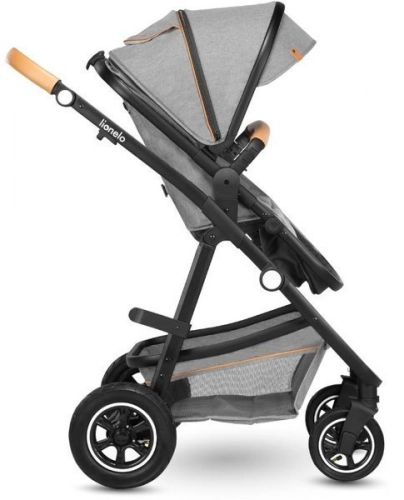 Lionelo Amber Bērnu rati 3in1 Grey Stone
