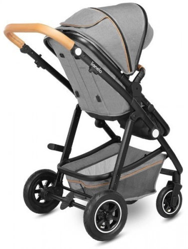 Lionelo Amber Bērnu rati 3in1 Grey Stone