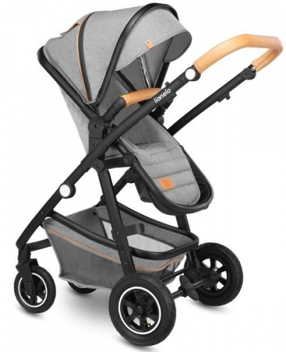 Lionelo Amber Bērnu rati 3in1 Grey Stone