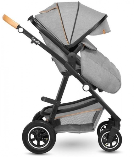 Lionelo Amber Bērnu rati 3in1 Grey Stone