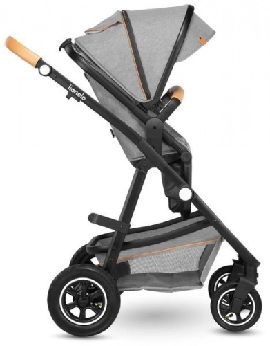 Lionelo Amber Bērnu rati 3in1 Grey Stone