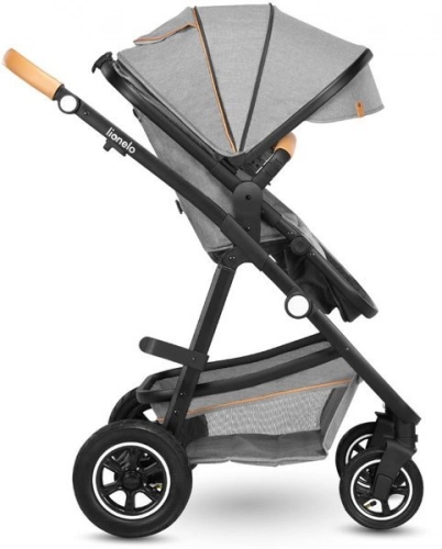 Lionelo Amber Bērnu rati 3in1 Grey Stone