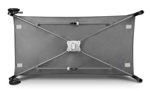 Lionelo FLOWER Grey Scandi 2in1 Ceļojumu gulta