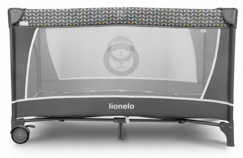 Lionelo FLOWER Grey Scandi 2in1 Ceļojumu gulta