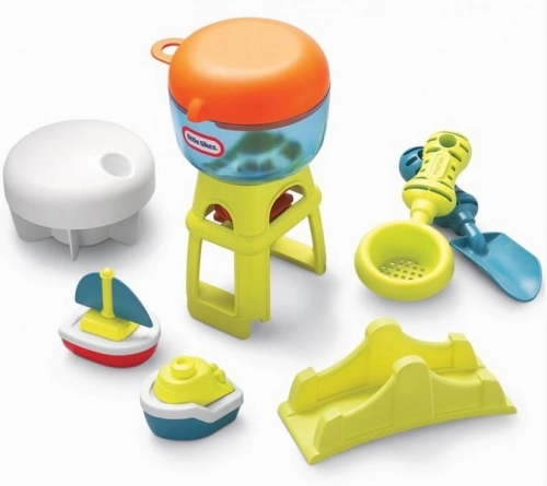 Little Tikes Water Table Galds-Smilšu kaste ar lietussargu un ūdens zonu