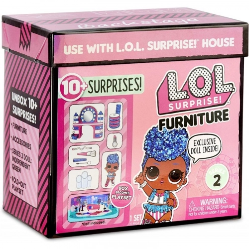 LOL SURPRISE MGA Furniture Backstage with Independent Queen