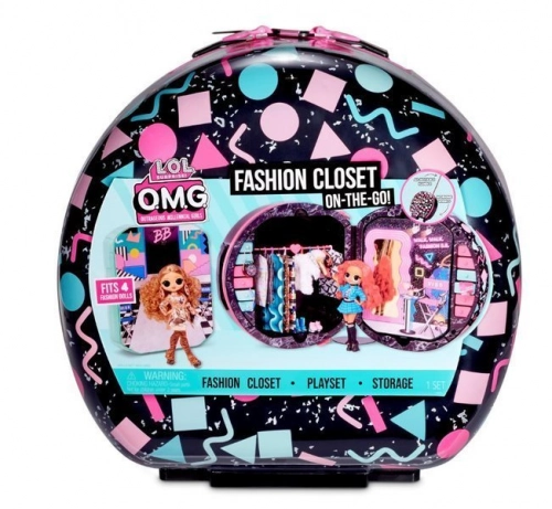 LOL Surprise OMG Fashion Closet On-the-Go Čemodāns-skapis uz riteņiem