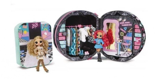 LOL Surprise OMG Fashion Closet On-the-Go Čemodāns-skapis uz riteņiem