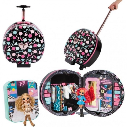 LOL Surprise OMG Fashion Closet On-the-Go Čemodāns-skapis uz riteņiem