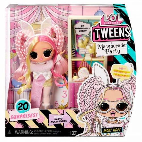 LOL Surprise Tween Masquerade Party Jacki Hops with 20 surprises lelle