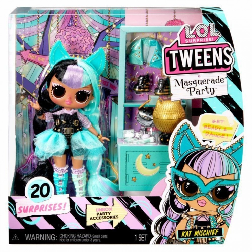 LOL Surprise Tween Masquerade Party Kat Mischief with 20 surprises Кукла