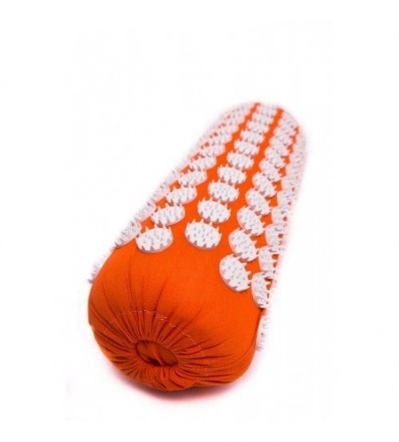 Masāžas akupresūras veltnis ar adatām 38х13 cm Orange