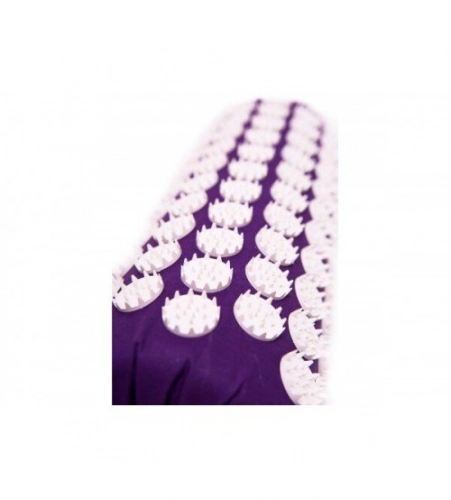 Masāžas akupresūras veltnis ar adatām 38х13 cm Purple