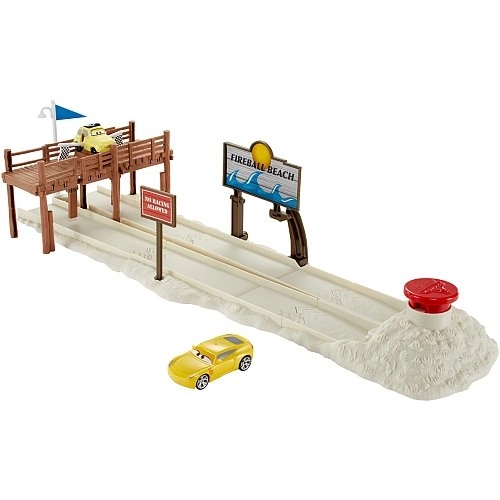 Mattel Cars 3 Fireball Run Beach throwing DVT46 Auto trase
