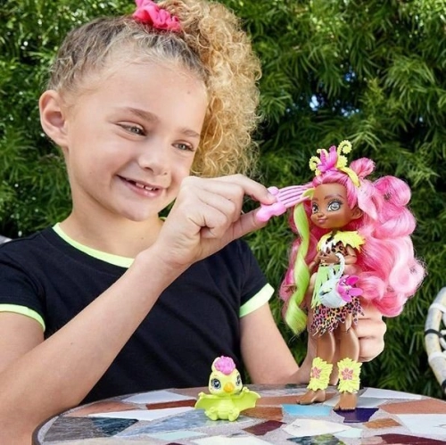 MATTEL CAVE CLUB Fernessa Lelle ar Pterodaktilu Ptilly