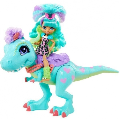 MATTEL CAVE CLUB Rockelle Lelle ar Tyrasaurus