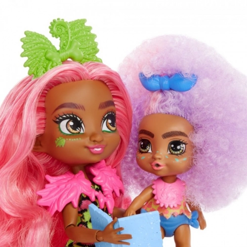 MATTEL CAVE CLUB Wild about babysitting playset Fernessa + Furrah Кукла