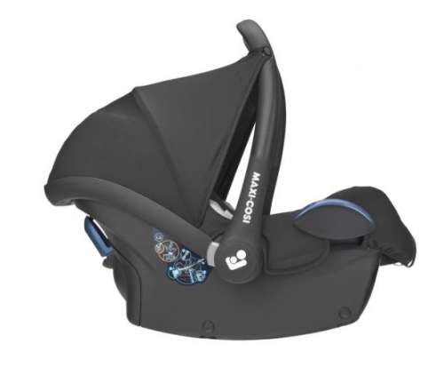 MAXI COSI CABRIOFIX Essential Black Bērnu autosēdeklis 0-13 kg + Familyfix bāze