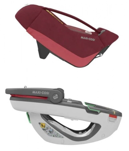 Maxi Cosi Coral 360 Essential red Bērnu autosēdeklis 0-13 kg + Familyfix 360 bāze