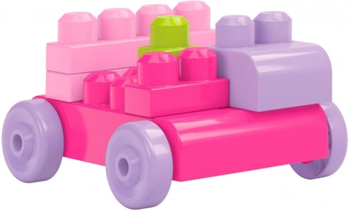 MEGA BLOCKS Konstruktors First Builders Building Pink DCH62, 80 gab.