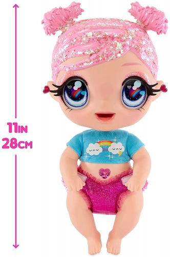 MGA LOL Glitter BABYZ Dreamia Stardust Baby Doll pink Lelle