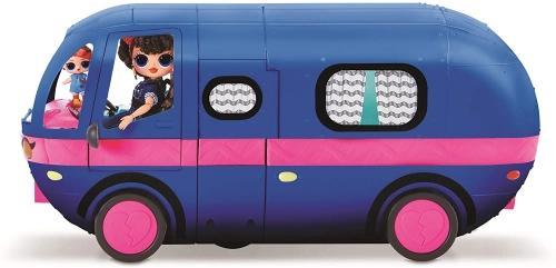 MGA LOL Surprise 4-in-1 Glamper Fashion Camper with 55+ Surprises (Electric Blue)