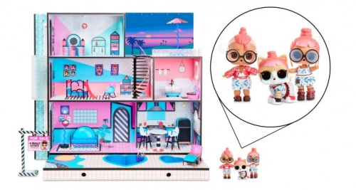MGA LOL Surprise House with New Family Interaktīvā leļļu māja