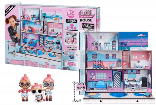 MGA LOL Surprise House with New Family Interaktīvā leļļu māja