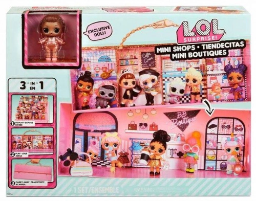 MGA LOL Surprise Mini Shops Playset leļļu māja un stends lellēm