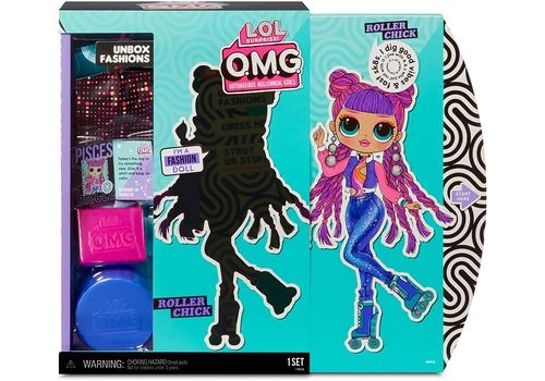 MGA LOL SURPRISE O.M.G. Roller Chick Fashion Doll Series 3 with 20 Surprises