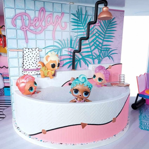 MGA LOL Surprise OMG House of Surprises with 85+ Surprises Interaktīvā leļļu māja