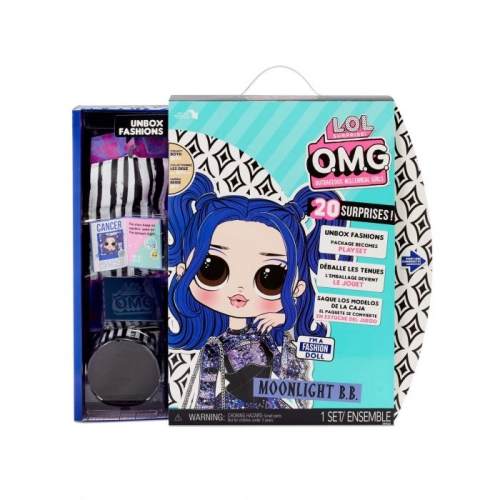 MGA LOL SURPRISE O.M.G. Moonlight B.B. Series 5 with 20 Surprises Lelle