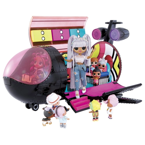 MGA LOL Surprise O.M.G. Remix Plane Playset 4 in 1 Lidmašīna