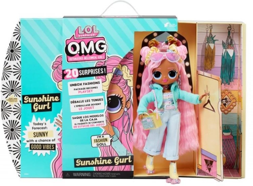 MGA LOL SURPRISE O.M.G. Sunshine Gurl Series 5 with 20 Surprises Lelle