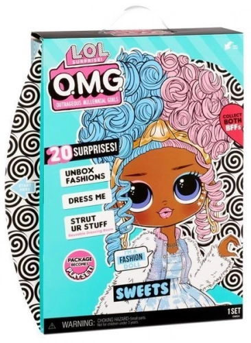 MGA LOL SURPRISE O.M.G. Sweets Fashion Doll + 20 Surprises