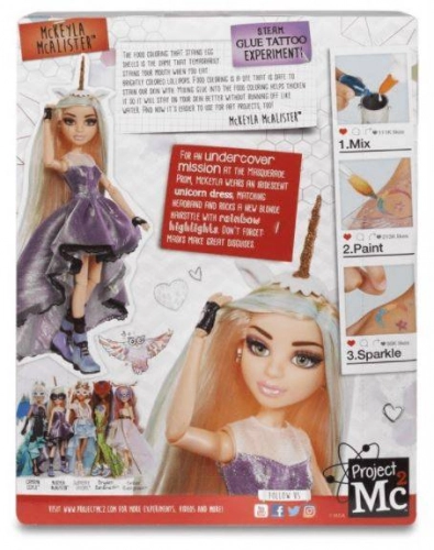 MGA Project MC2 Experiments with Doll McKeyla's Glue tattoo lelle 546856