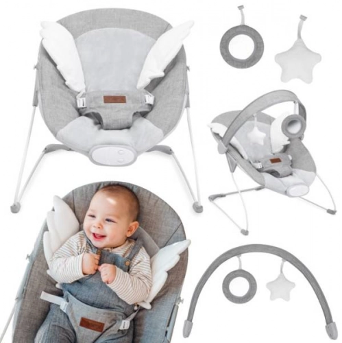 MoMi Tuli Šūpuļkrēsliņš Wings Grey