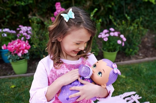My Garden Baby Drink & Wet Butterfly Baby Purple Кукла GYP11