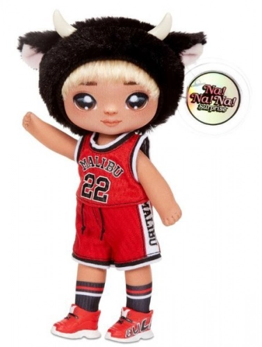 Na! Na! Na! Surprise 2-in-1 Fashion Doll & Plush Pom with Confetti Balloon Tommy Torro