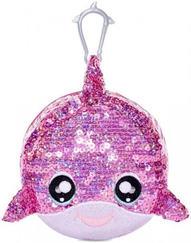 Na! Na! Na! Surprise 2-in-1 Fashion Doll Surfer Krysta Splash & Plush Pom with Confetti Dolphin